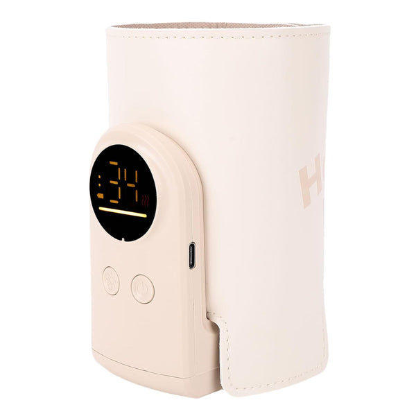 USB Rechargeable Baby Bottle Warmer with Insulated Sleeve, Portable Constant Temperature Milk
