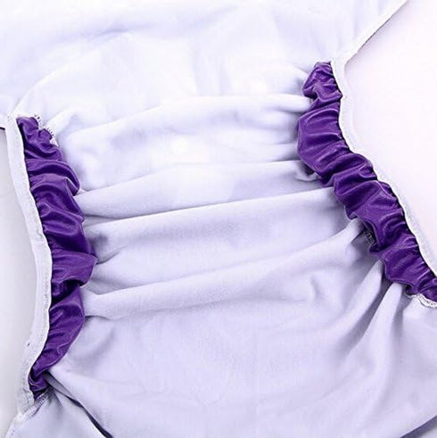 Sigzagor Teen Adult Cloth Diaper Nappy Reusable Washable for Disability Incontinence (Scales)