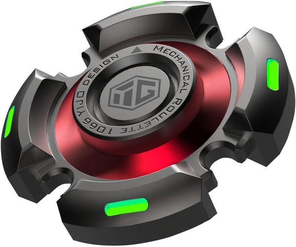 Fidget Spinners for Adults and Kids, Metal Finger Hand Spinner Toys with Luminous Light for Stress Relief