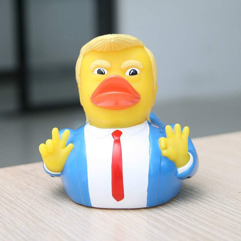 Baby Bath Toys Trump Rubber Squeak Bath Duckies - for Kids Gift Birthdays Baby Showers