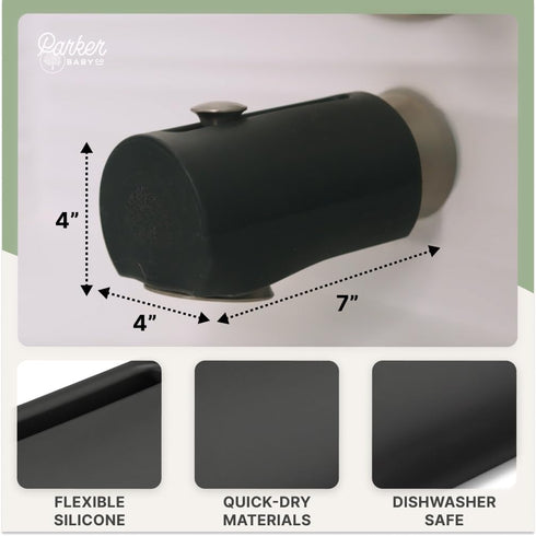 Parker Baby Universal Bathtub Faucet Safety Guard | Soft & Durable Silicone Faucet Cover Bathtub Baby | BPA Free & Food