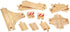 BRIO World 33307 Advanced Expansion Pack - 11 Piece Set of Wooden Train Tracks for Kids | Compatible with All Railway