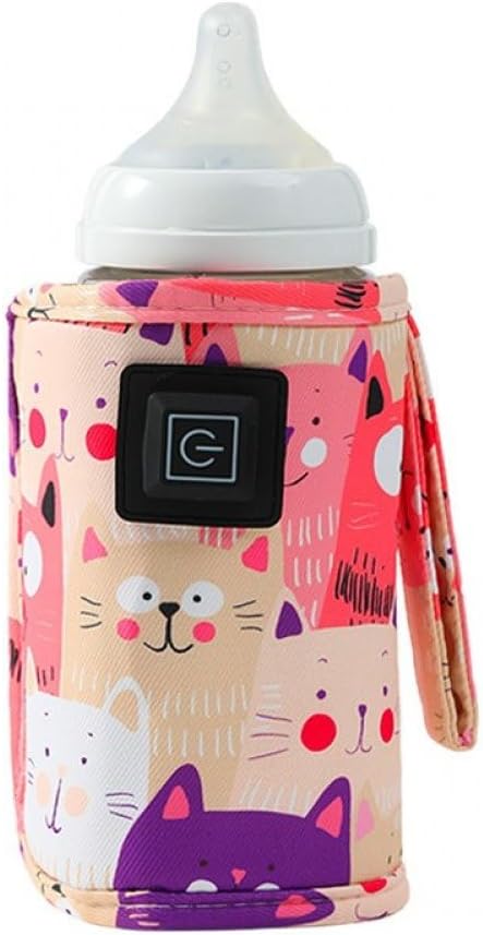 hzzsbu Portable Bottle Keep Warm, Baby Bottle Warmer for Travel, USB Milk Heat Keeper, Milk Bottle Insulation Cover