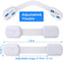 Socub 12 Pack Child Safety Cabinet Strap Locks - Multi Use Latch with Strong Adhesive for Cabinets, Drawers, and Fridge