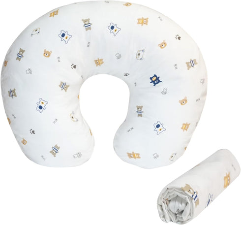 Elyxen Nursing Pillow Cover(Only Pillowcase) Soft Cotton Removable Cover for Breastfeeding Pillows, Ultra