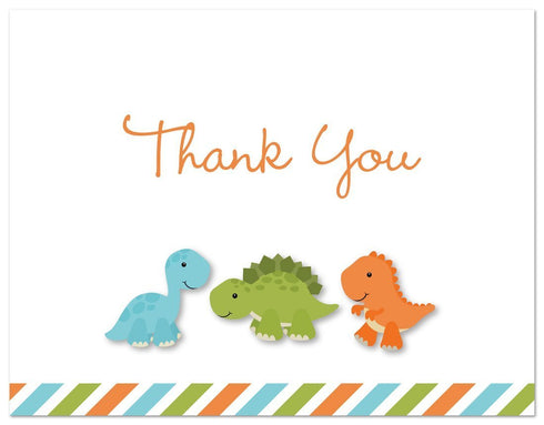 MyExpression.com 50 Count Dinosaur Thank You Cards for Baby Showers and Birthdays