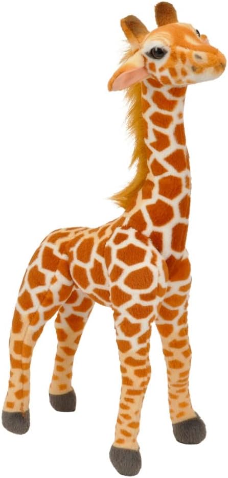 Linzy Toys Jared The Giraffe, 22'' Standing High, Real Life Plush Giraffe Soft Toy