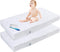 Zippered Crib Mattress Protector - Waterproof Crib Mattress Encasement, Breathable and Absorbent,