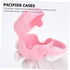 Set 2 Yardwe Portable Pacifier Box for Infants Pcs Lidded Soother Case Dustproof Design Convenient Travel Storage