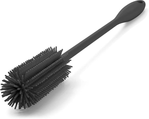Purtribe (1 Pack, Silicone Bottle Brush, Water Bottle Cleaner Brush with Long Handle, Perfect for Cleaning Narrow Neck