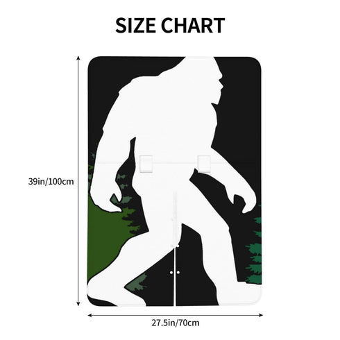 Zhbvncp Funny Bigfoot in Forest Baby Car Seat Cover & Breastfeeding Nursing Cover - Breathable Stretch Fabric Multi-Use