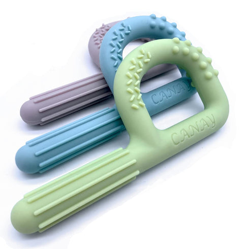 Xtra Tough Hand-Held Sensory Chew Toys for Autistic Children, 3 Pack, Oral Motor Stimulation