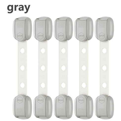 Generic (3 Pack) 3 (Pack 1)) Child Safety Strap Locks Baby Locks for Cabinets and Drawers, Toilet, Fridge & More.
