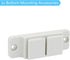 Extra Long Baby Gate Replacement Parts Kit - Retractable Baby Gates Extra Wide Dog Gate Accessories (Light Gray)