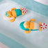 Pull String Baby Bath Toy, Cute Surfing Beaver Swimming Windup Clockwork Bathtub Toy for Toddlers