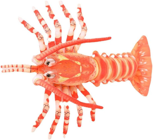 GracesDawn Plush Lobster Stuffed Animal, Australian Lobster Doll, 33.5 inch Long Red Plush Toy for Courage and Appetite