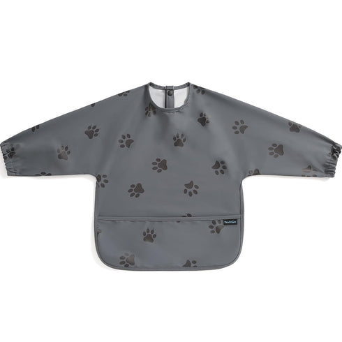 PewinGo Weaning Bib with Long Sleeves & BLW, Soft Skin-Friendly Material, Waterproof Coverall Bibs for Infants