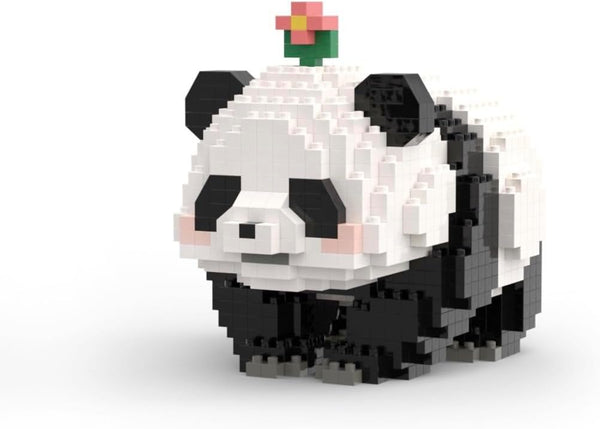 Flower Panda Mini Building Blocks (983 PCS), Micro Animal Building Toy Bricks for Girls, Boys, and Adults