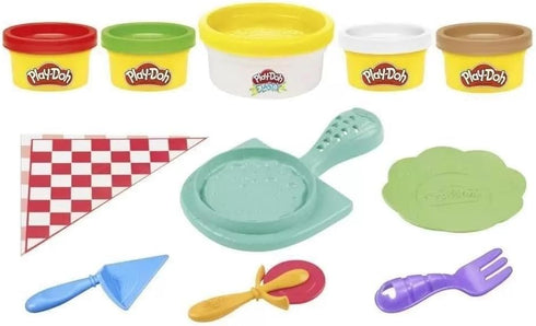 Play-Doh Kitchen Creations Cheesy Pizza Playset for Kids 3 Years and Up, Non-Toxic