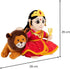 Panda's Box Mantra Chanting Devi Durga Plush Toy, 10.24 Inches, Musical Gift for Infants and Toddlers.