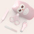 LIOOBO Set Baby Nail Care Kit for Newborns Safe Nail Clippers Protective Design Stainless Steel Scissors and Portable