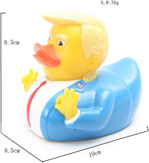 Baby Bath Toys Trump Rubber Squeak Bath Duckies - for Kids Gift Birthdays Baby Showers