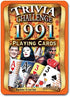 Flickback 1991 Trivia Playing Cards Birthday