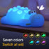Night Light for Kids, Cute Silicone Nursery Crocodile Lamp with White Noise, NightLight for Baby and Toddler,Squishy