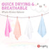 12 16 Inch 8 Pack Orighty Burp Cloths for Baby - Super Soft & Highly Absorbent Coral Fleece, x Gentle & Large Burp
