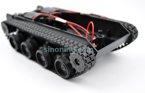 mini Smart Robot Tank Car Chassis Kit Rubber Track Crawler Arduino 130 Motor
