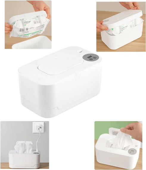 Generic Baby wet wipe heater, Reusable constant temperature wet wipe warmer,Home, Travel wet wipe heater, USB heated