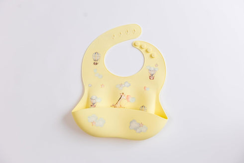 Silicone Baby Bib and Mat | Boys Girls Babies & Toddlers | Waterproof, Adjustable, BPA Free