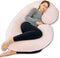 INSEN Pregnancy Pillow,Maternity Body Pillow with Velvet Cover,C Shaped Body Pillow for