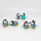 6 Pcs Cute Penguin Action Figurines Dolls Toy Miniature Penguin Cake Topper Collection for Fairy Garden