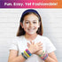 Paracord Bracelet Making Kit with Charms, Art & Craft Gift for Girls Age 8-14, Make Your Own Friendship Jewelry