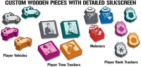 Tiny Epic Crimes Kickstarter Deluxe Edition - Family Murder Mystery Game