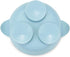 PandaEar 3 Pack Baby Suction Bowls - Stay Put Silicone Food Bowl for Babies Led Weaning, BPA-Free (Blue/Green/Brown)