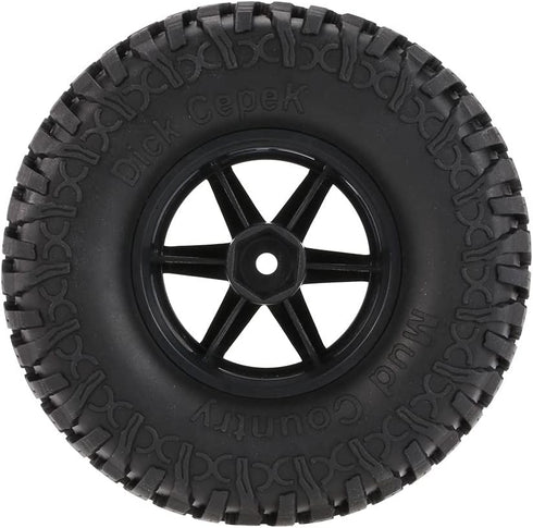 Goolsky 4Pcs AUSTAR AX-3020C 1.9 Inch Tires with Wheel Rim for 1/10 D90 SCX10 CC01 RC Rock Crawler