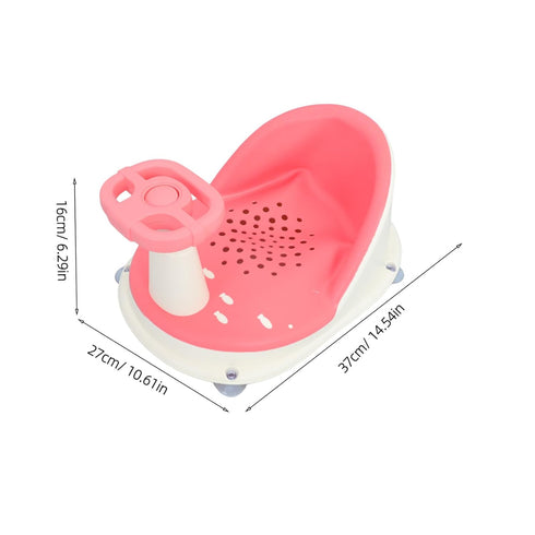 HAKIDZEL Bath Seat Featuring Strong Suction Cups and Non-Slip Base Bathtub Chair for Bathing Comfortable Sitting