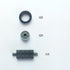 24mm x 7mm Tire, Wheel and Long Axles - 50 Pieces Brick Building Chassis Education Wheels Set