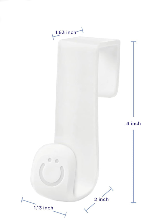 Ubbi Multi-Use Potty Training Hook, No-Install Bathroom Organizer for Toddler Potty Seats, Hangs Over Toilet Tank
