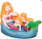 Playmaker Toys Rubber Mermaid Family Set of 4 Baby Bath Toys