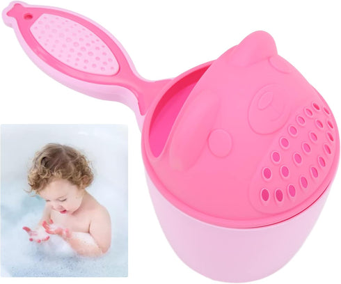 Shanbor Baby Waterfall Rinser Bath Cup, Eye Protection Baby Shampoo Rinse Cup for Baby Bath