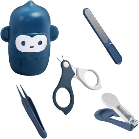 Yardwe Nail Kit for Nail Clippers Scissors File Tweezers for Newborns Portable
