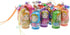 STOBOK Matryoshka Russian Dolls Key Chains, Wooden Nesting Dolls Key Rings Charms, Set of 24