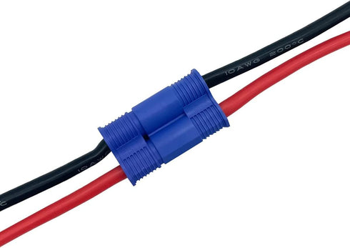 5 Pairs EC8 Banana Plug Connectors, 8.0mm Gold Bullet Connector for RC ESC LIPO Battery Device Electric Motor