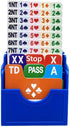 Bridge Bidding Boxes Set of 4 - Easy to Carry and Store for Bridge Players, Includes Waterproof Plastic Cards