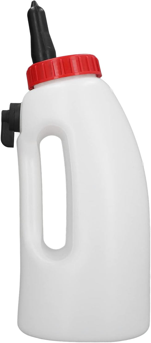 Jiawu 4L Calf Bottle, Calf Milk Feeding Bottle Nursing Bottle Calf Milk Feeder Bottle Farm Equipment with Handle