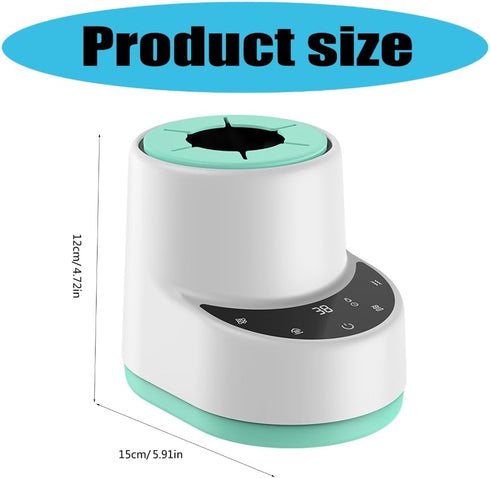 Zaviftie Bottle Warmer with Shake Function Portable Baby Bottle Warmer Easy to Carry for Even Heating of Breastmilk