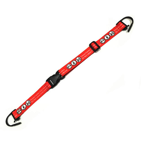 Hooshing Kids Baby Safety Seat Belt - Adjustable Supermarket Shopping Cart Belt, Chair Seat Belts Red